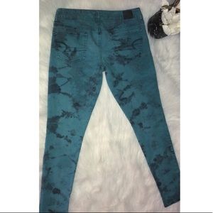 American Eagle 🦅 Tie Dyed Jean Jeggings